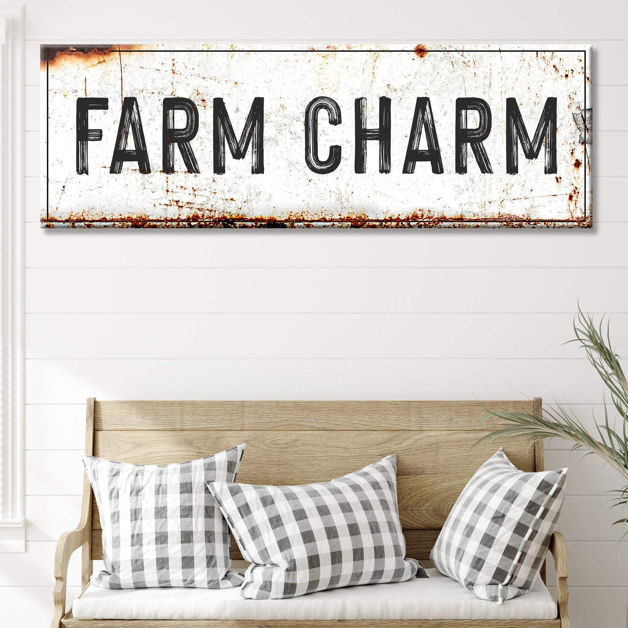Farm Charm Sign - Tailored Canvases - Flyclothing LLC