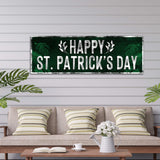Happy St. Patrick's Day Sign III - Tailored Canvases - Flyclothing LLC