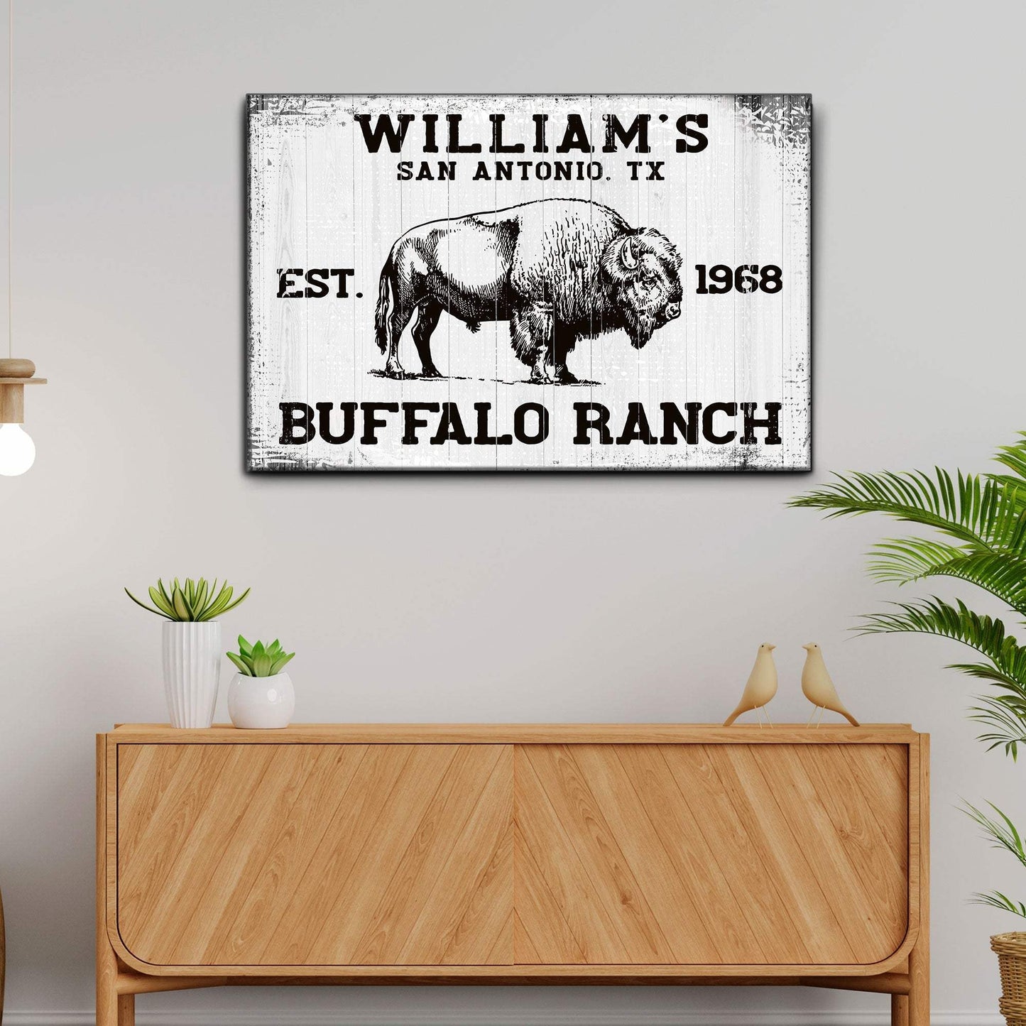 Buffalo Ranch Sign II - Tailored Canvases - Flyclothing LLC