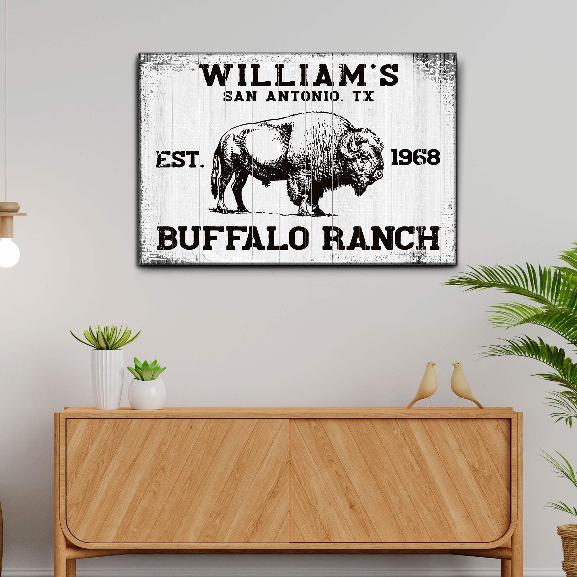 Buffalo Ranch Sign II - Tailored Canvases - Flyclothing LLC