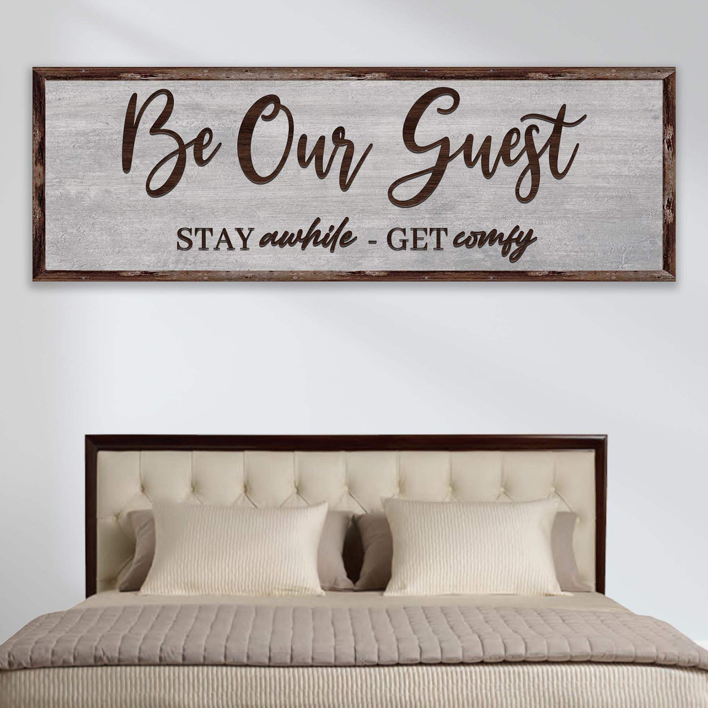 Be Our Guest Sign III - Tailored Canvases - Flyclothing LLC
