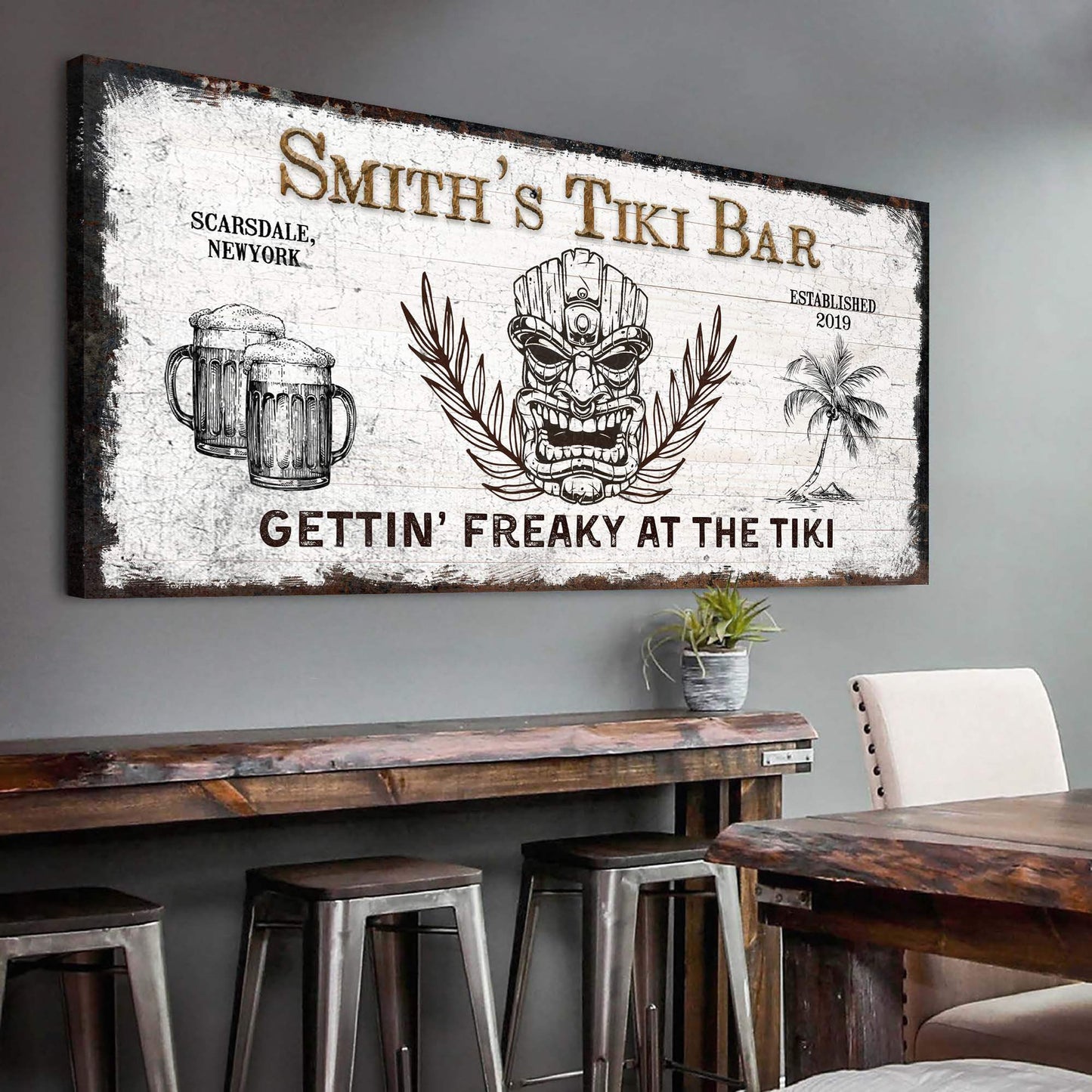 Tiki Bar Sign II - Tailored Canvases - Flyclothing LLC