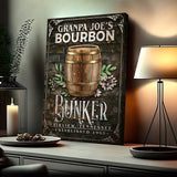 Bourbon Bunker Sign - Tailored Canvases - Flyclothing LLC