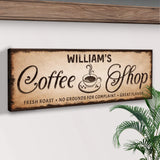 Coffee Shop Sign III - Tailored Canvases - Flyclothing LLC