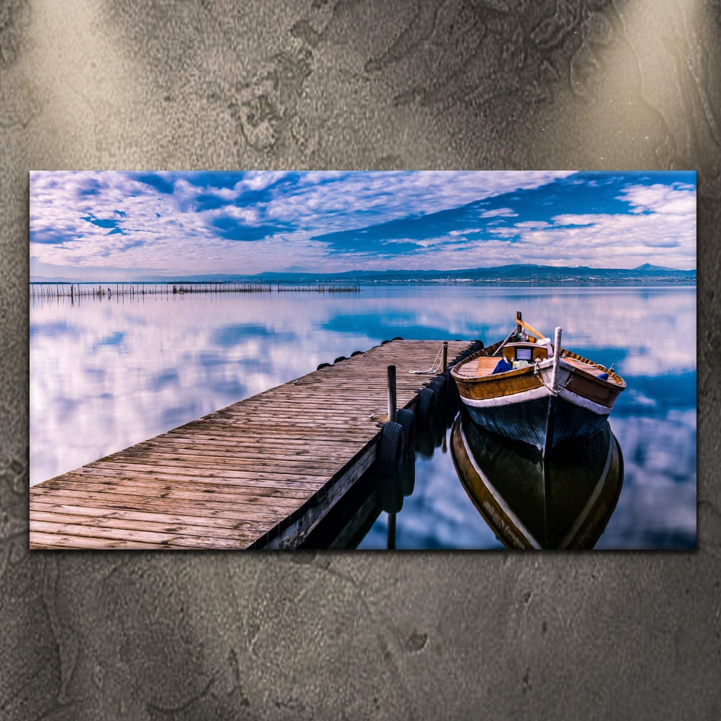 Boat Seascape Canvas Wall Art - Tailored Canvases - Flyclothing LLC