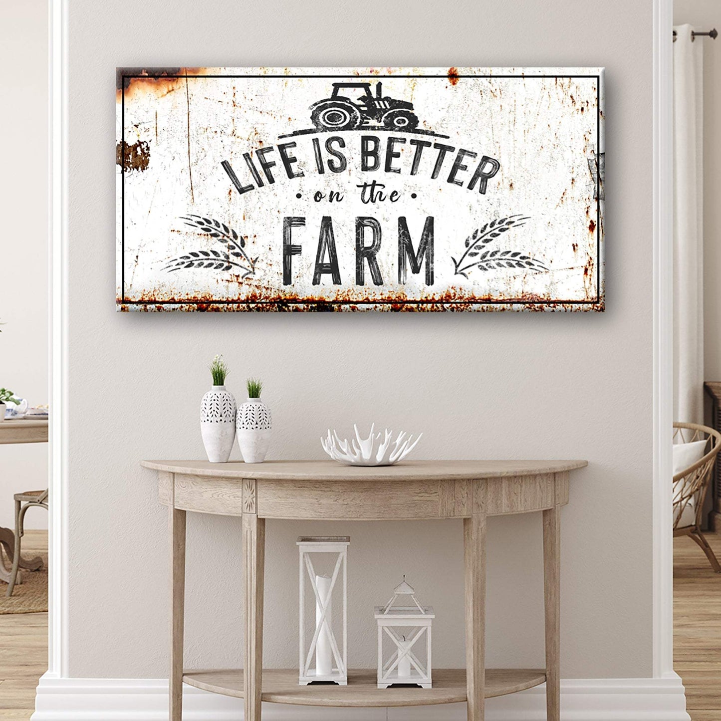 Life Is Better On The Farm Sign II - Tailored Canvases - Flyclothing LLC
