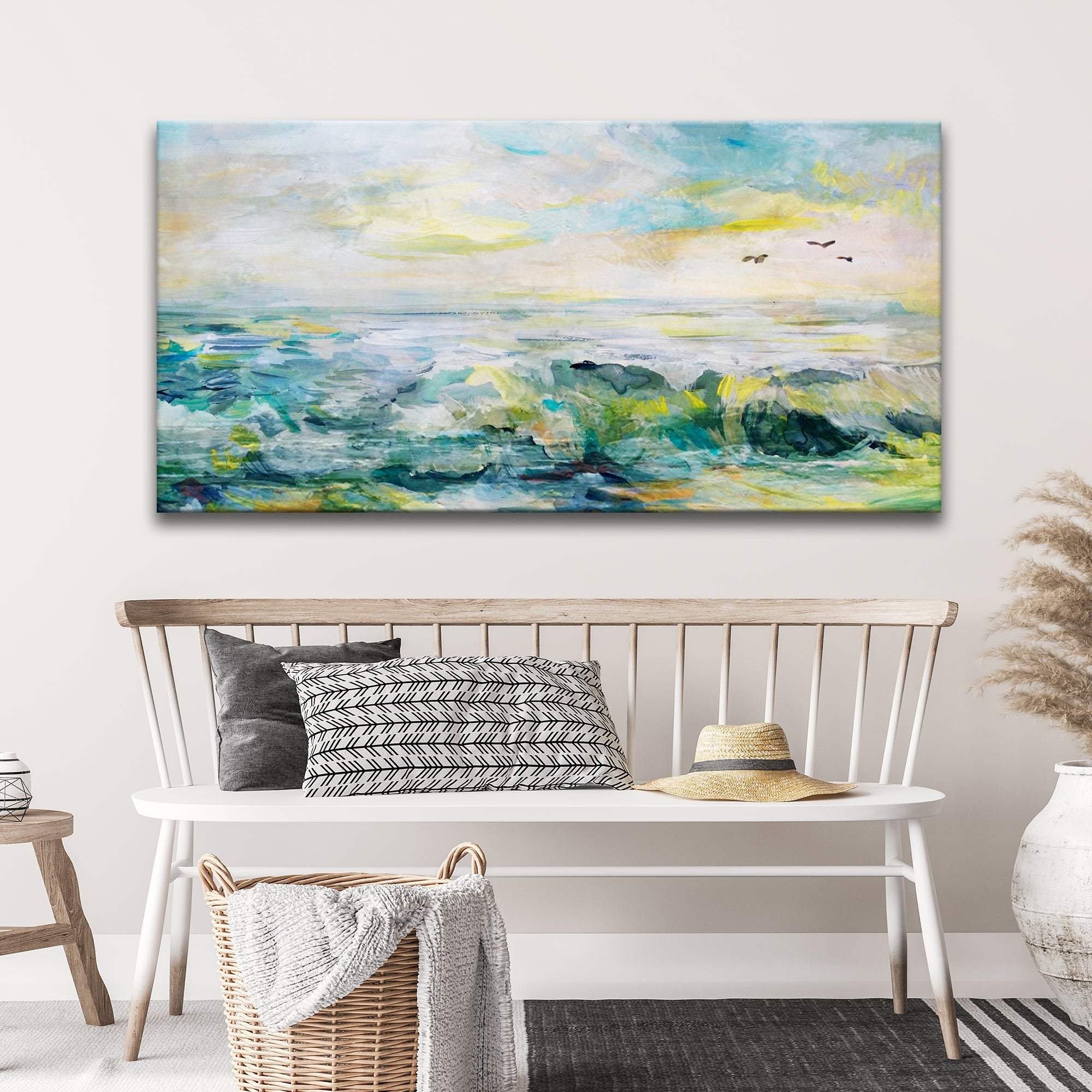 Rocks, Sea, And Sky Canvas Wall Art - Tailored Canvases - Flyclothing LLC