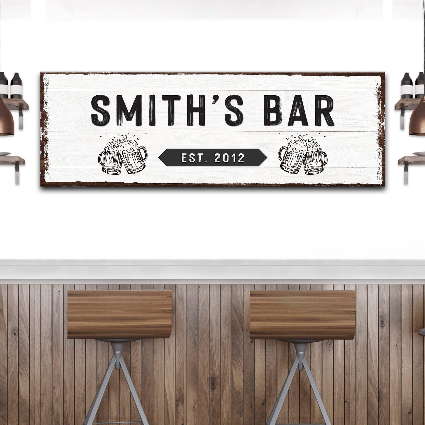 Family Bar Sign - Tailored Canvases - Flyclothing LLC