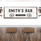 Family Bar Sign - Tailored Canvases - Flyclothing LLC