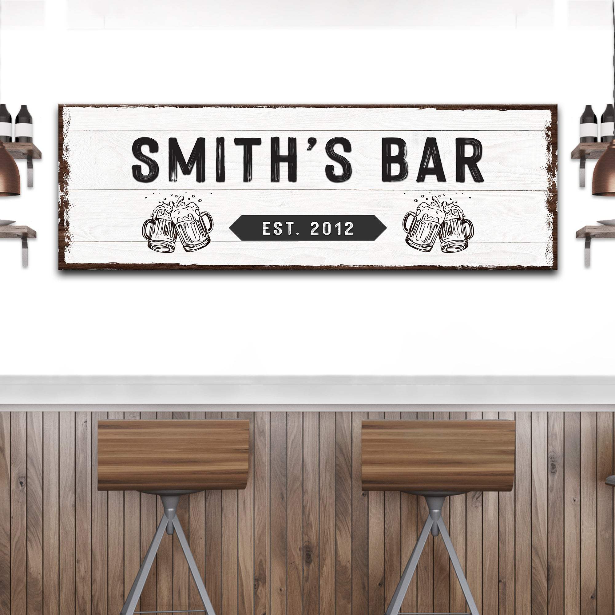 Family Bar Sign - Tailored Canvases - Flyclothing LLC