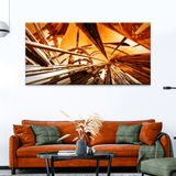 3D Gold Metallic Lines Canvas Wall Art - Tailored Canvases - Flyclothing LLC