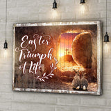Easter Triumph Of Life Sign - Tailored Canvases - Flyclothing LLC