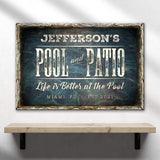 Pool And Patio Sign - Tailored Canvases - Flyclothing LLC