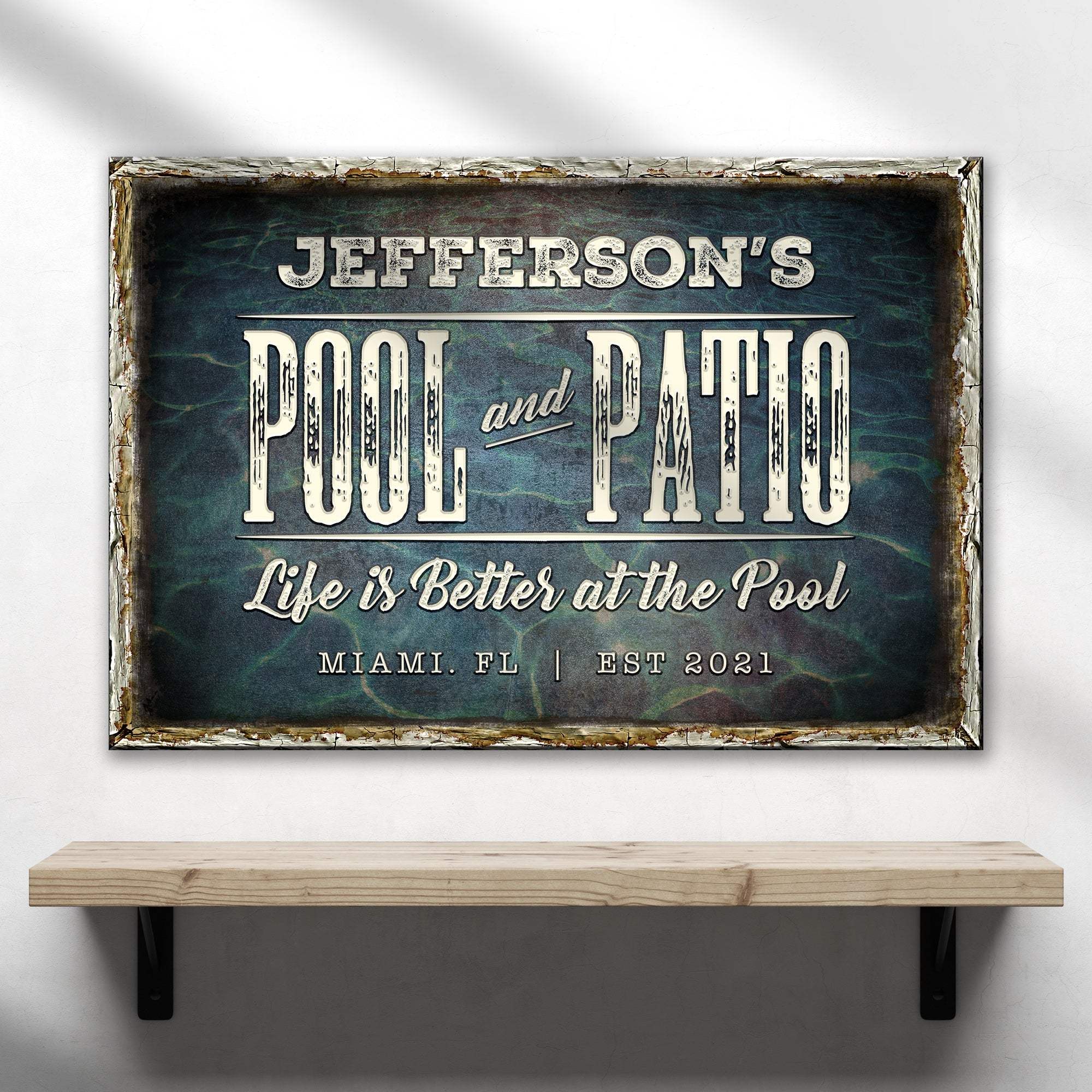 Pool And Patio Sign - Tailored Canvases - Flyclothing LLC
