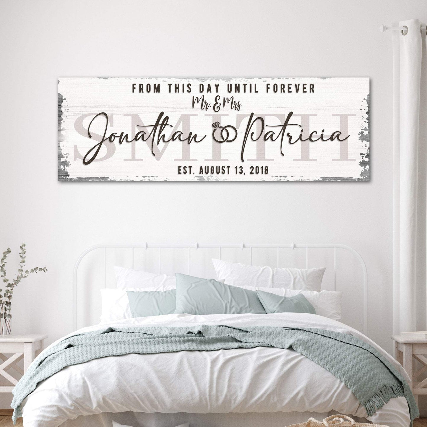 Custom Wedding Sign II - Tailored Canvases - Flyclothing LLC