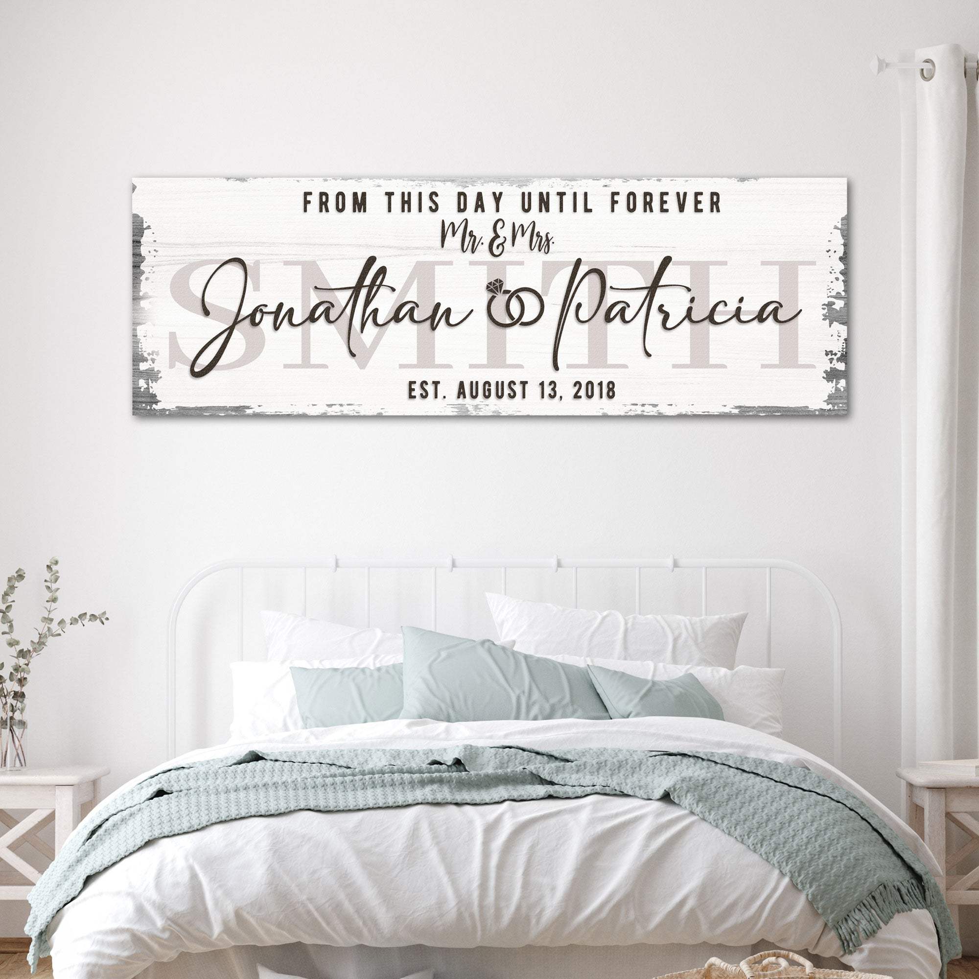 Custom Wedding Sign II - Tailored Canvases - Flyclothing LLC