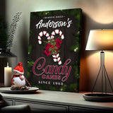 Served Daily Candy Canes Sign - Tailored Canvases - Flyclothing LLC