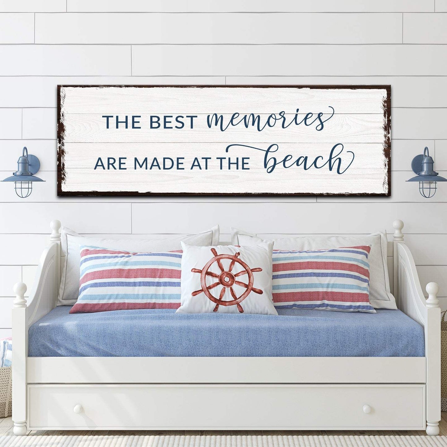 Best Memories At The Beach Sign - Tailored Canvases - Flyclothing LLC