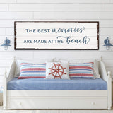 Best Memories At The Beach Sign - Tailored Canvases - Flyclothing LLC