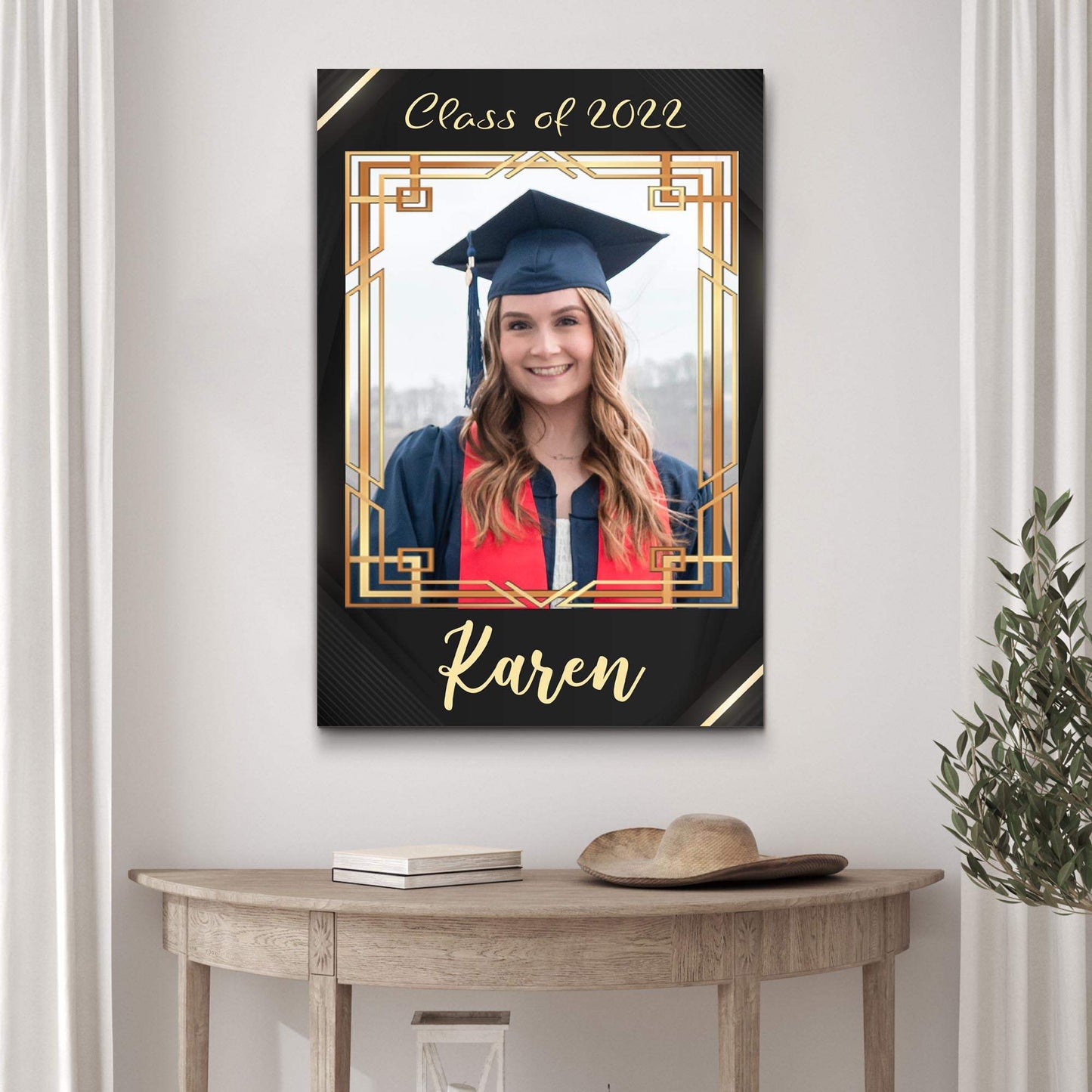 Graduation Gift Portrait Sign II - Tailored Canvases - Flyclothing LLC
