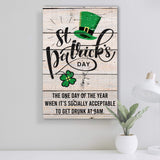 St. Patrick's Day Sign IV - Tailored Canvases - Flyclothing LLC