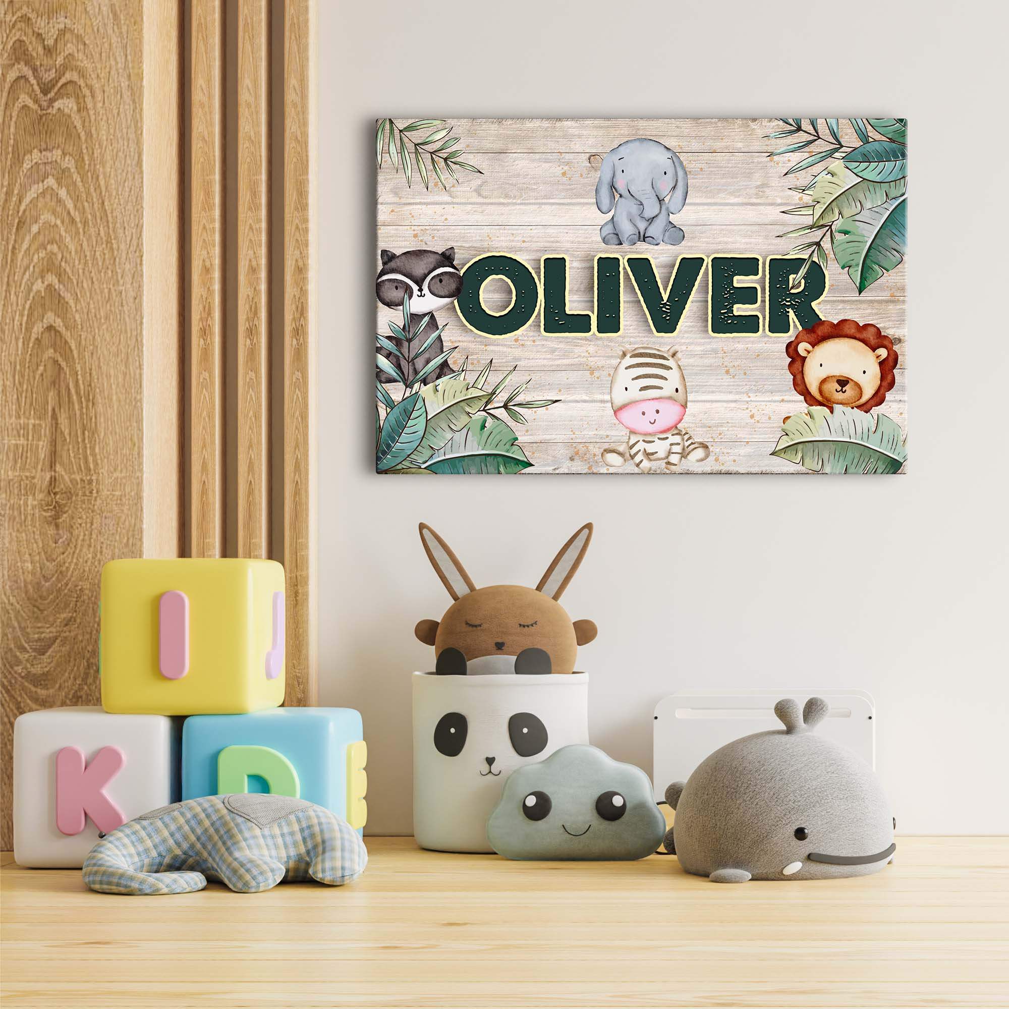 Safari Kids Room Sign - Tailored Canvases - Flyclothing LLC