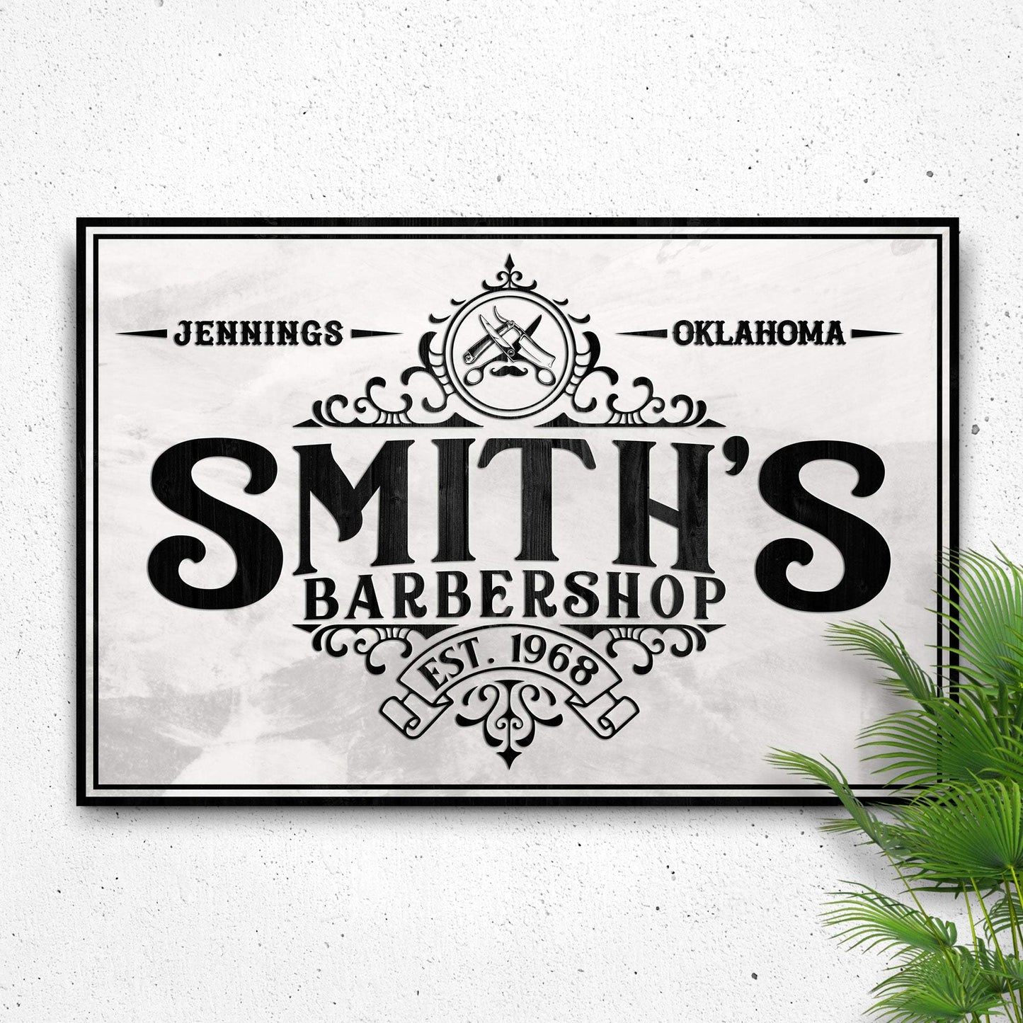 Barbershop Sign IV - Tailored Canvases - Flyclothing LLC