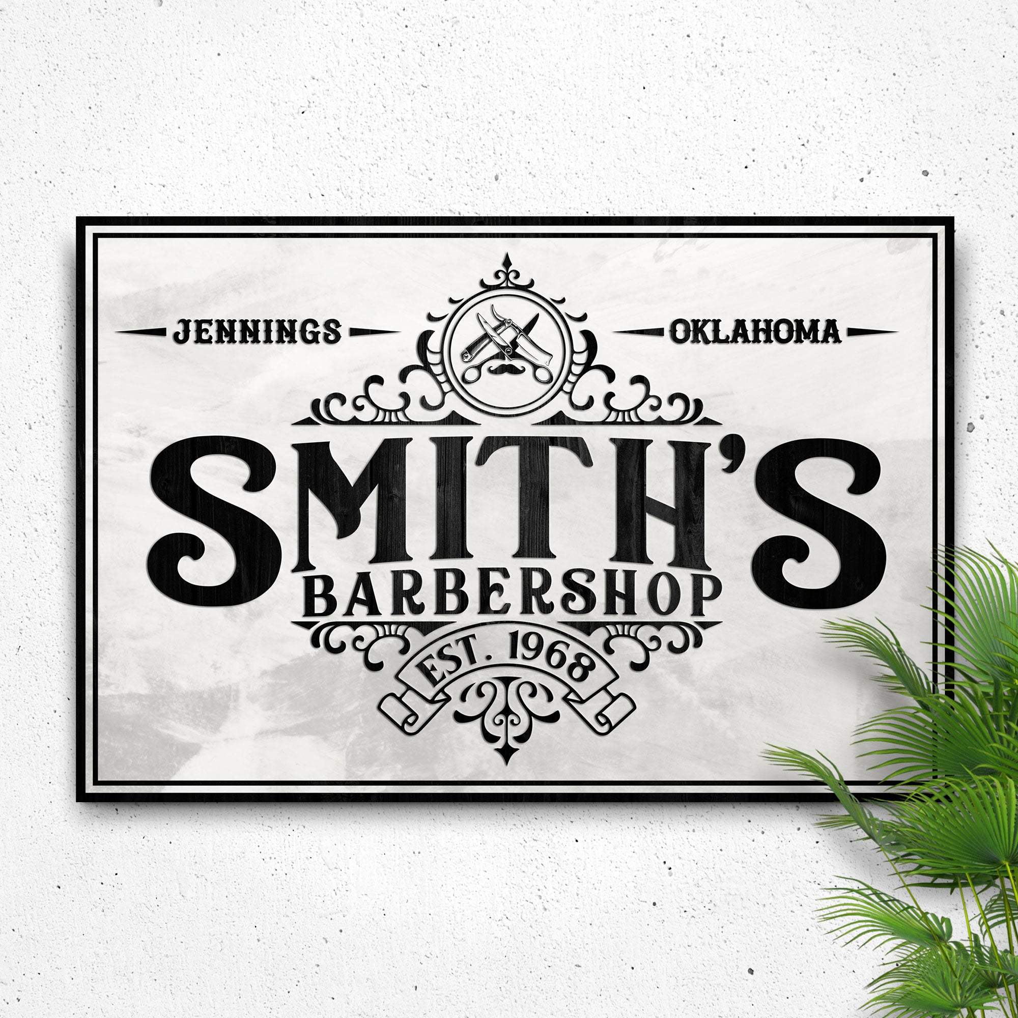 Barbershop Sign IV - Tailored Canvases - Flyclothing LLC