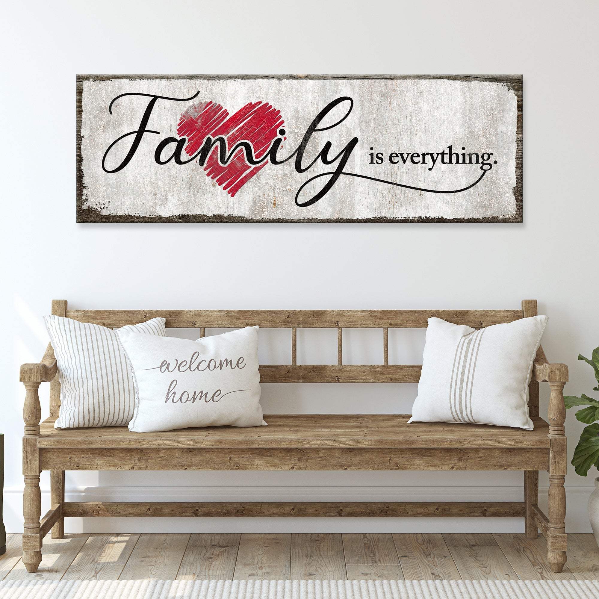 Family Is Everything Sign III - Tailored Canvases - Flyclothing LLC