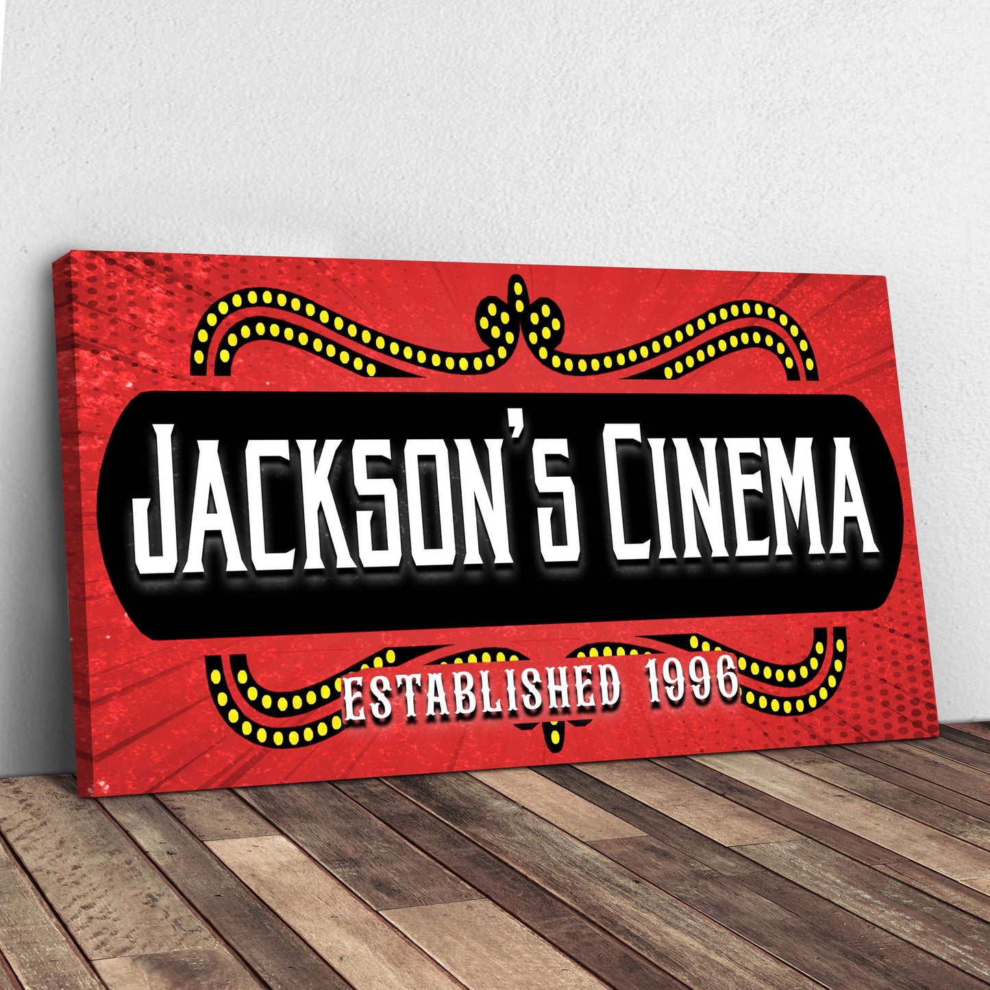 Family Cinema Sign III - Tailored Canvases - Flyclothing LLC
