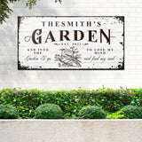 Family Garden Sign - Tailored Canvases - Flyclothing LLC