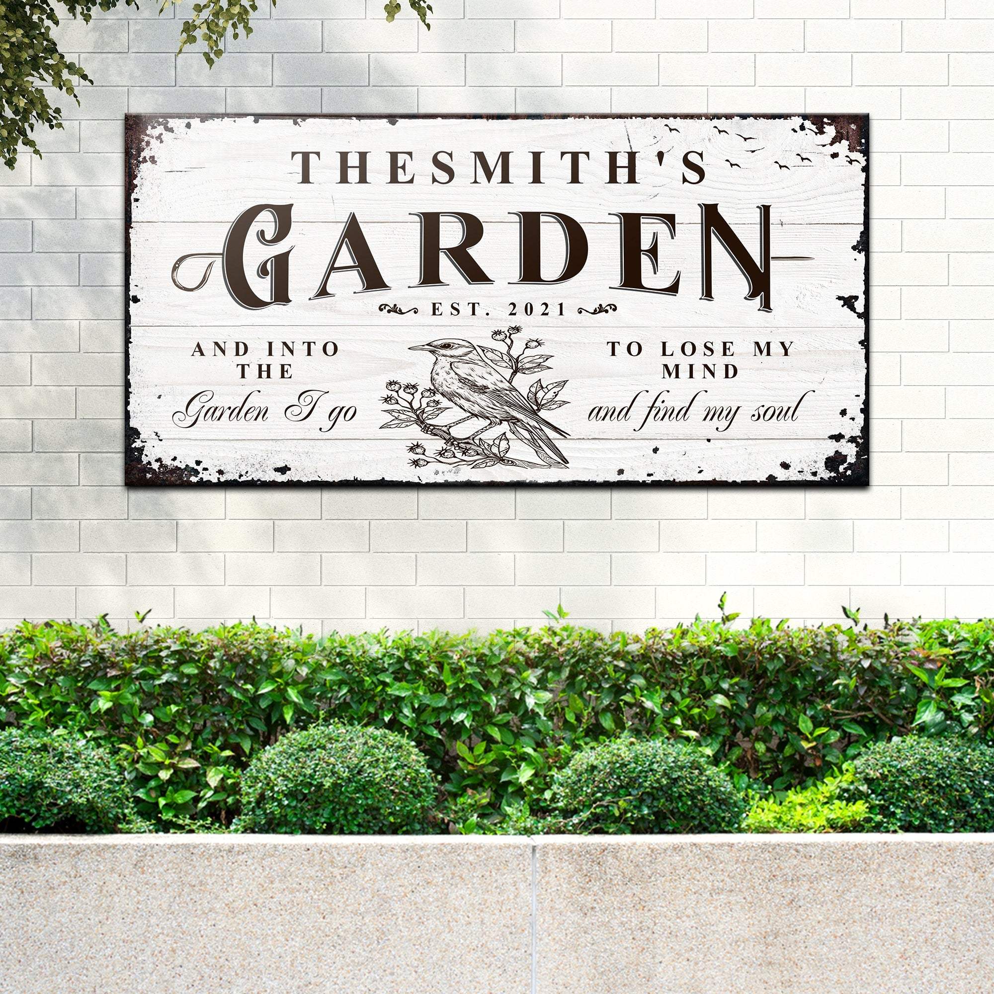 Family Garden Sign - Tailored Canvases - Flyclothing LLC