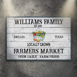 Farmers Market Sign II - Tailored Canvases - Flyclothing LLC