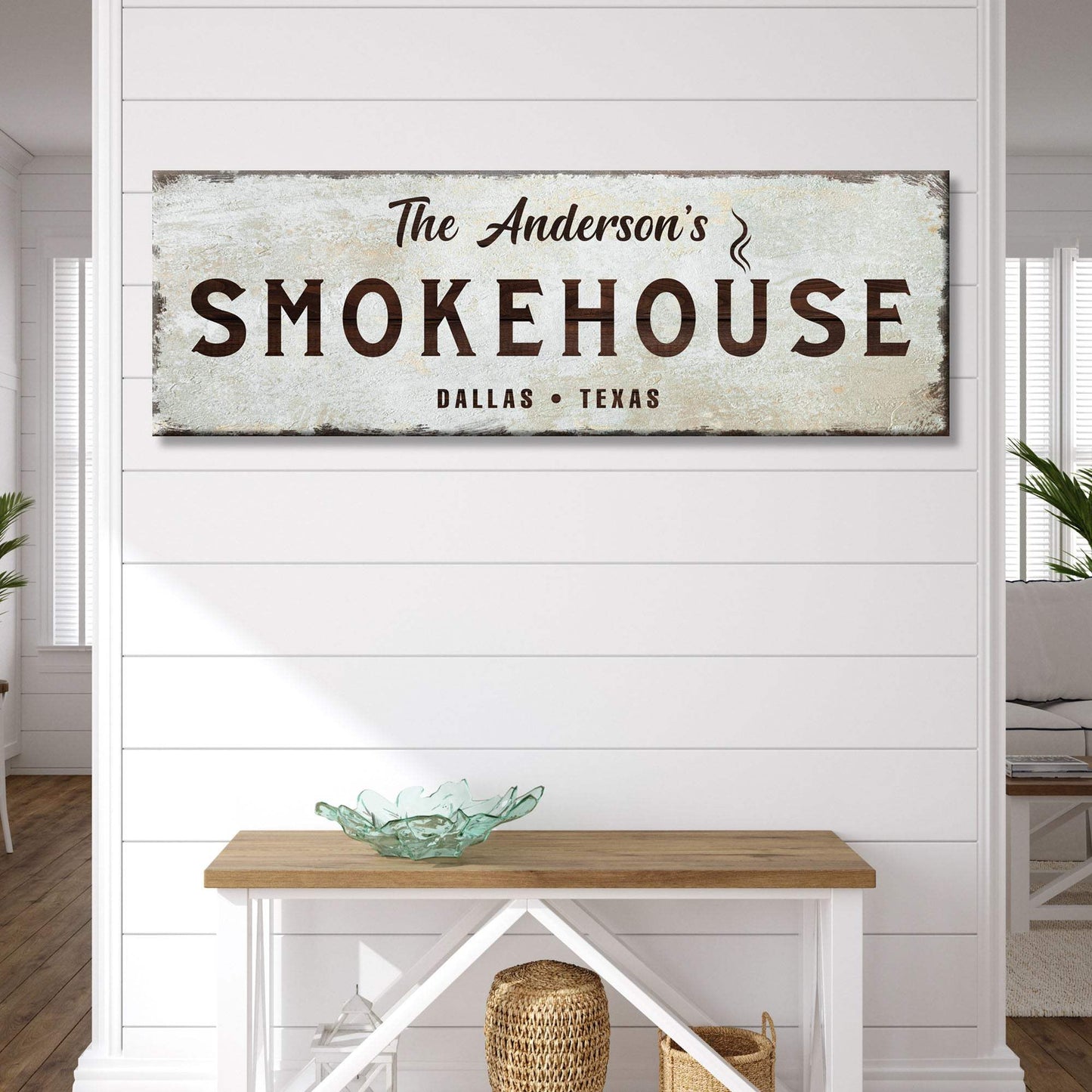 Family Smokehouse Sign - Tailored Canvases - Flyclothing LLC