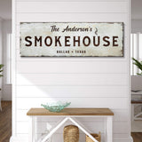 Family Smokehouse Sign - Tailored Canvases - Flyclothing LLC