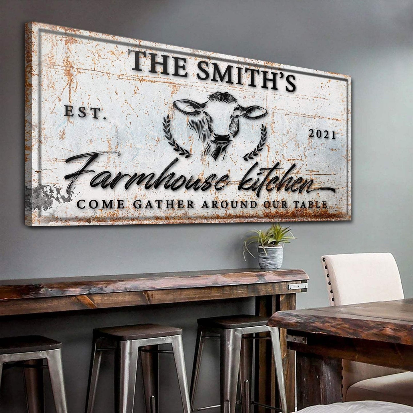 Farmhouse Kitchen Sign - Tailored Canvases - Flyclothing LLC