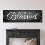 Simply Blessed Sign - Tailored Canvases - Flyclothing LLC