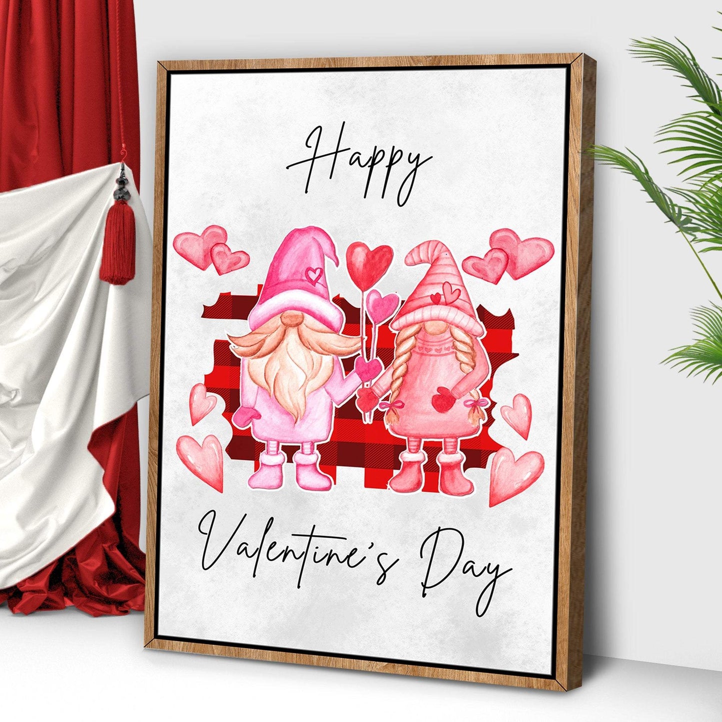 Valentine's Gnomes Sign - Tailored Canvases - Flyclothing LLC