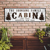Family Cabin Sign II - Tailored Canvases - Flyclothing LLC