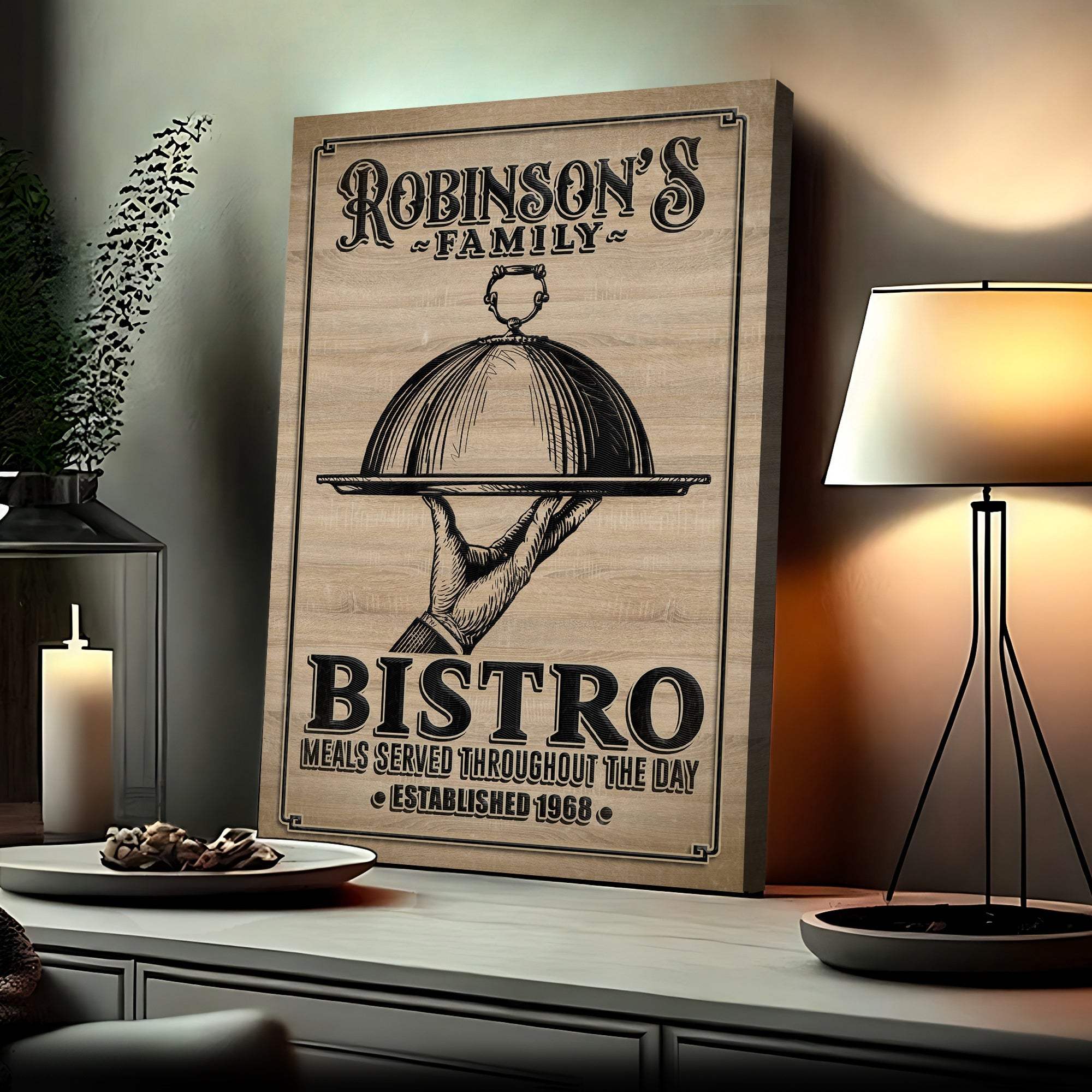 Family Bistro Sign III - Tailored Canvases - Flyclothing LLC