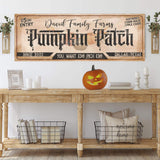 Family Farms Pumpkin Patch Sign II - Tailored Canvases - Flyclothing LLC