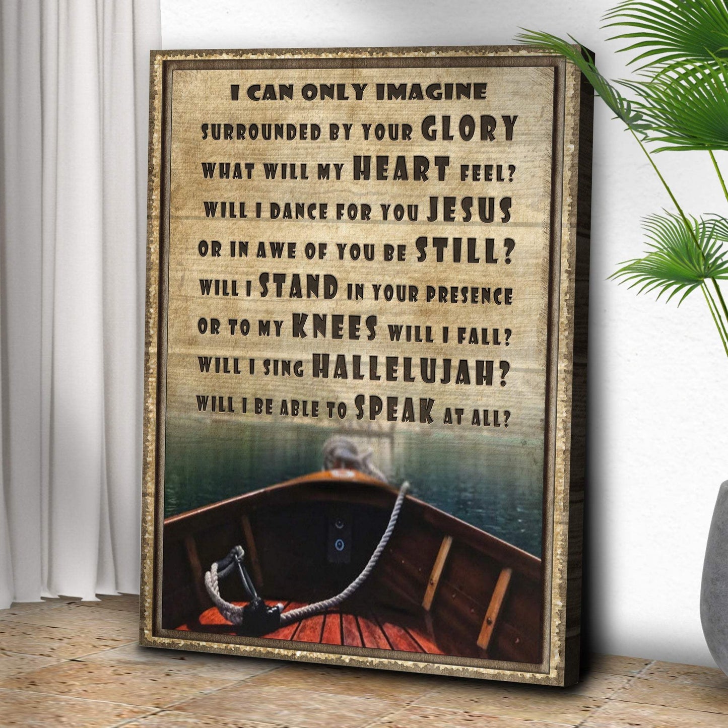 I Can Only Imagine Sign II - Tailored Canvases - Flyclothing LLC