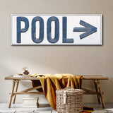 Pool Arrow Sign - Tailored Canvases - Flyclothing LLC