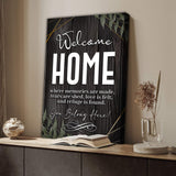 You Belong Here Welcome Home Entryway Sign - Tailored Canvases - Flyclothing LLC