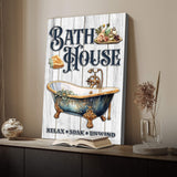 Relax Soak Unwind Bath House Sign - Tailored Canvases - Flyclothing LLC