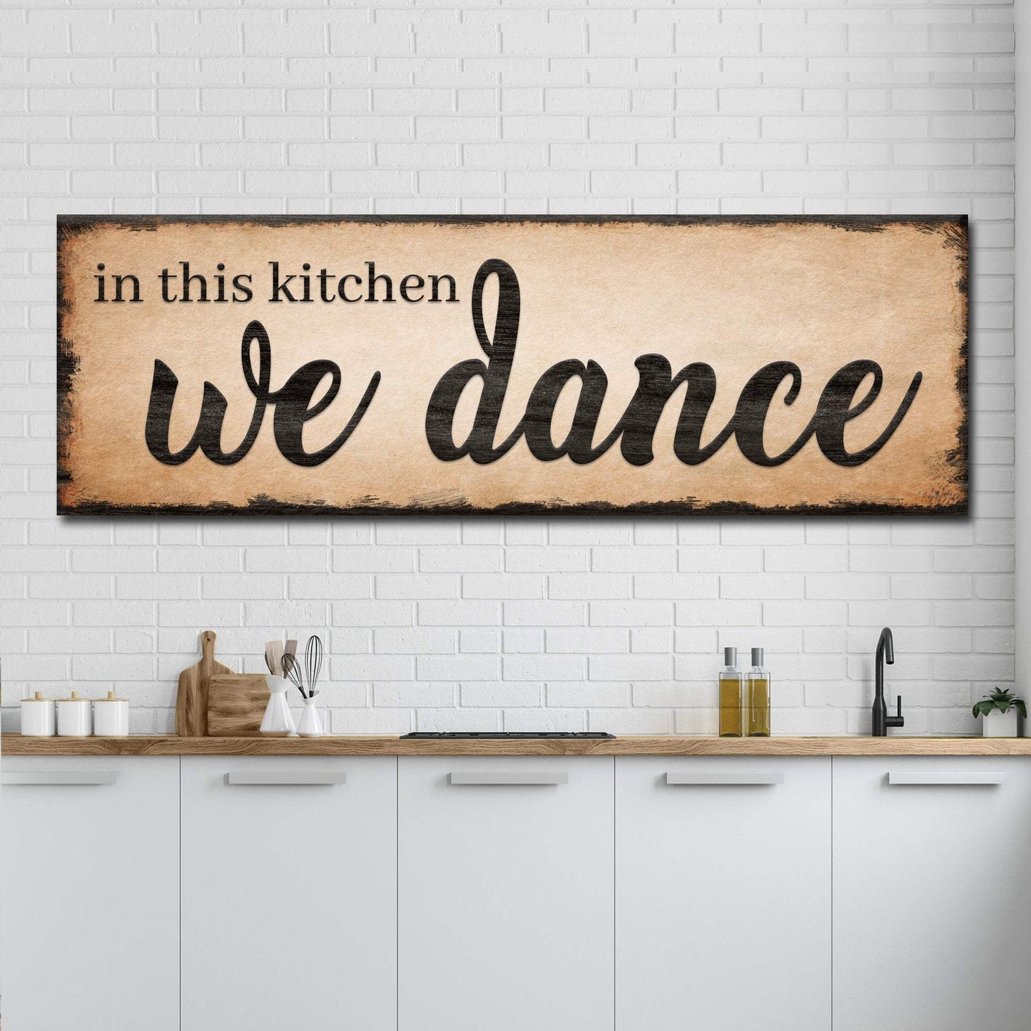 In This Kitchen We Dance Sign III - Tailored Canvases - Flyclothing LLC