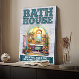 Enjoy Your Soak Bath House Sign - Tailored Canvases - Flyclothing LLC