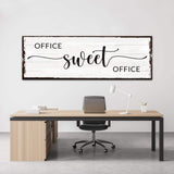 Office Sweet Office Sign - Tailored Canvases - Flyclothing LLC
