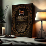 Whiskey Definition Sign - Tailored Canvases - Flyclothing LLC