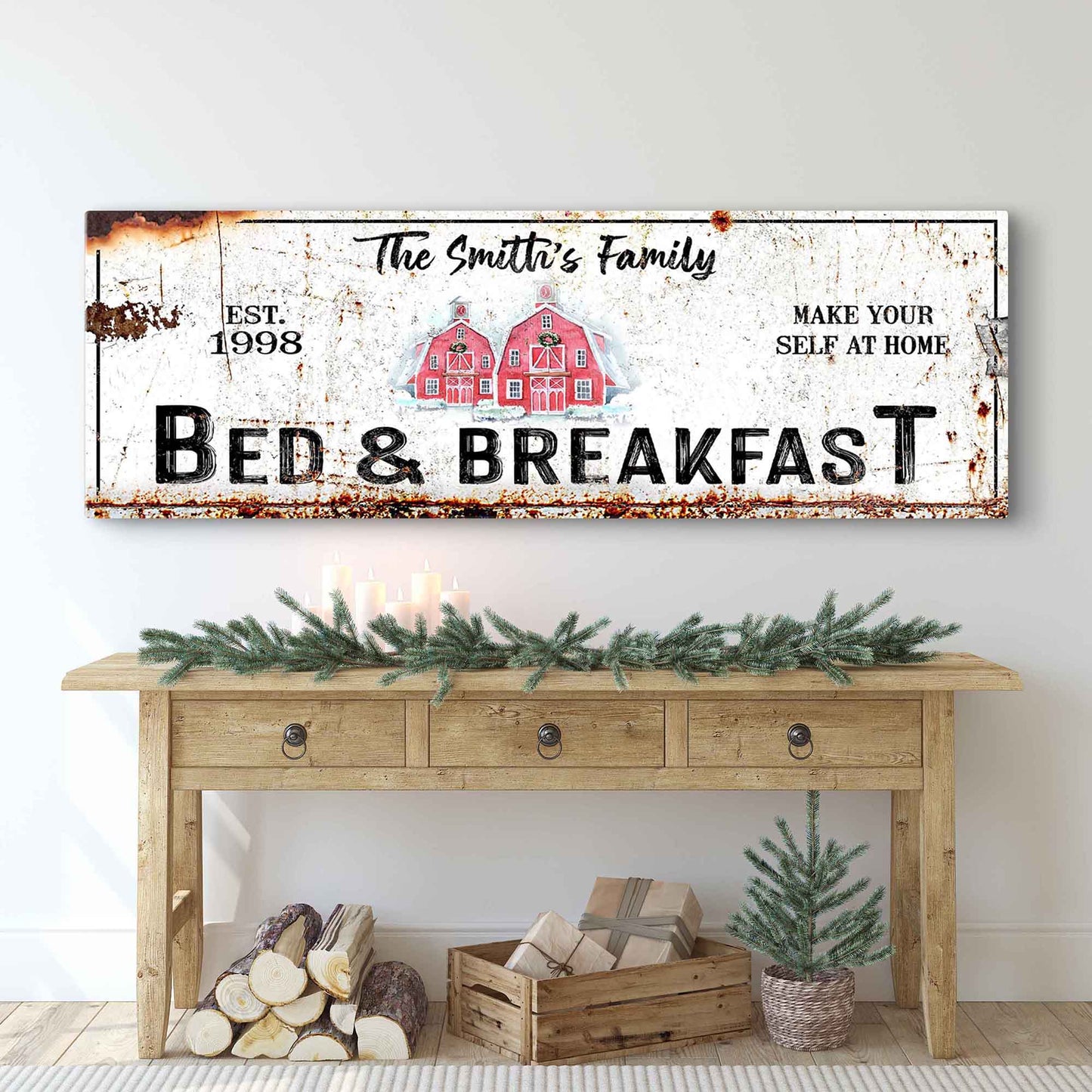 Christmas Bed & Breakfast Sign - Tailored Canvases - Flyclothing LLC